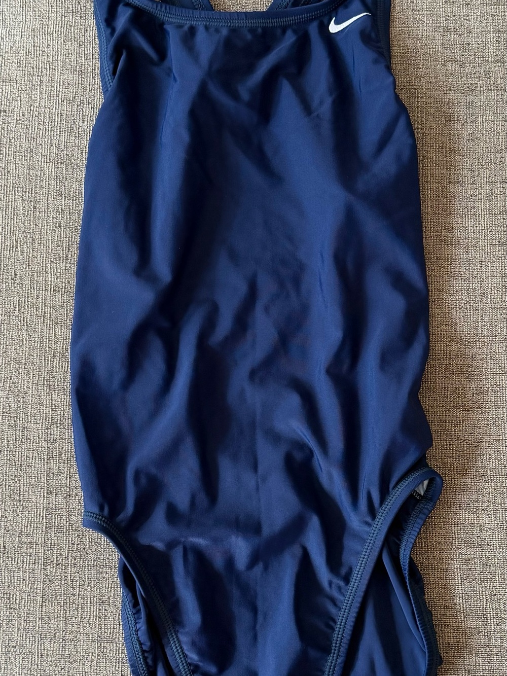 Nike Navy Blue One-Piece Swimsuit